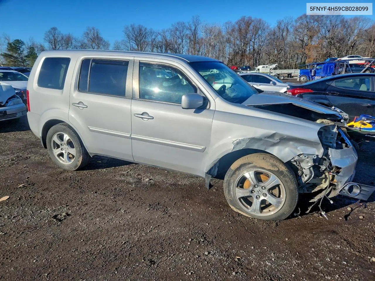 5FNYF4H59CB028099 2012 Honda Pilot Exl