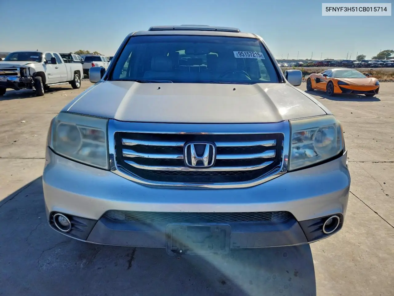 5FNYF3H51CB015714 2012 Honda Pilot Exl