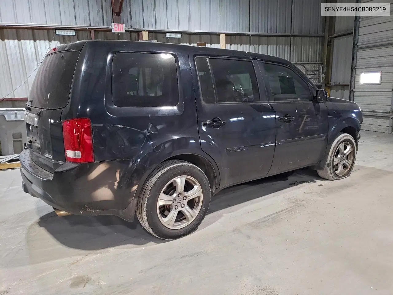 5FNYF4H54CB083219 2012 Honda Pilot Exl