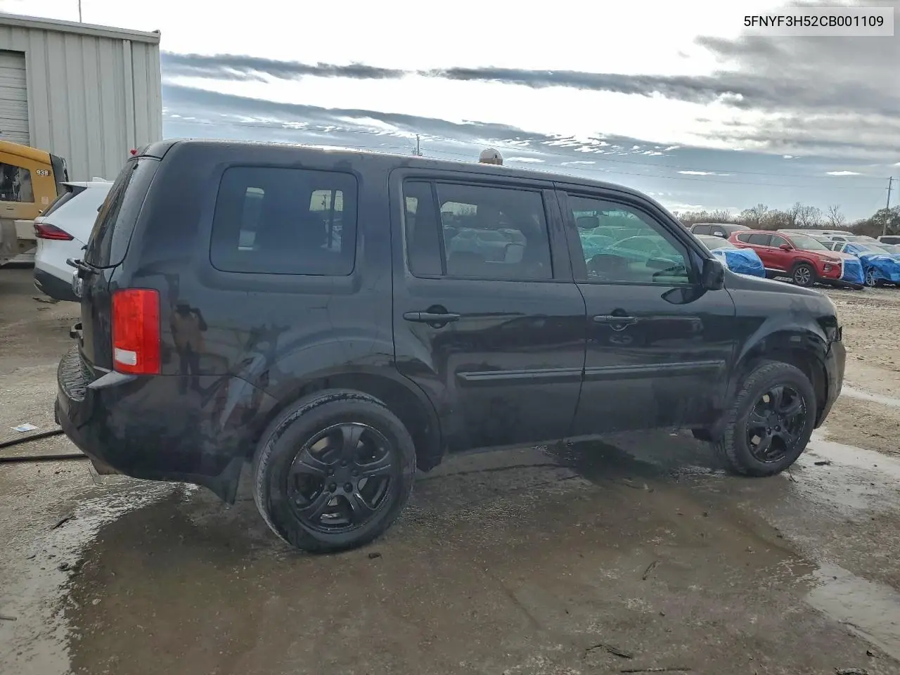 5FNYF3H52CB001109 2012 Honda Pilot Exl
