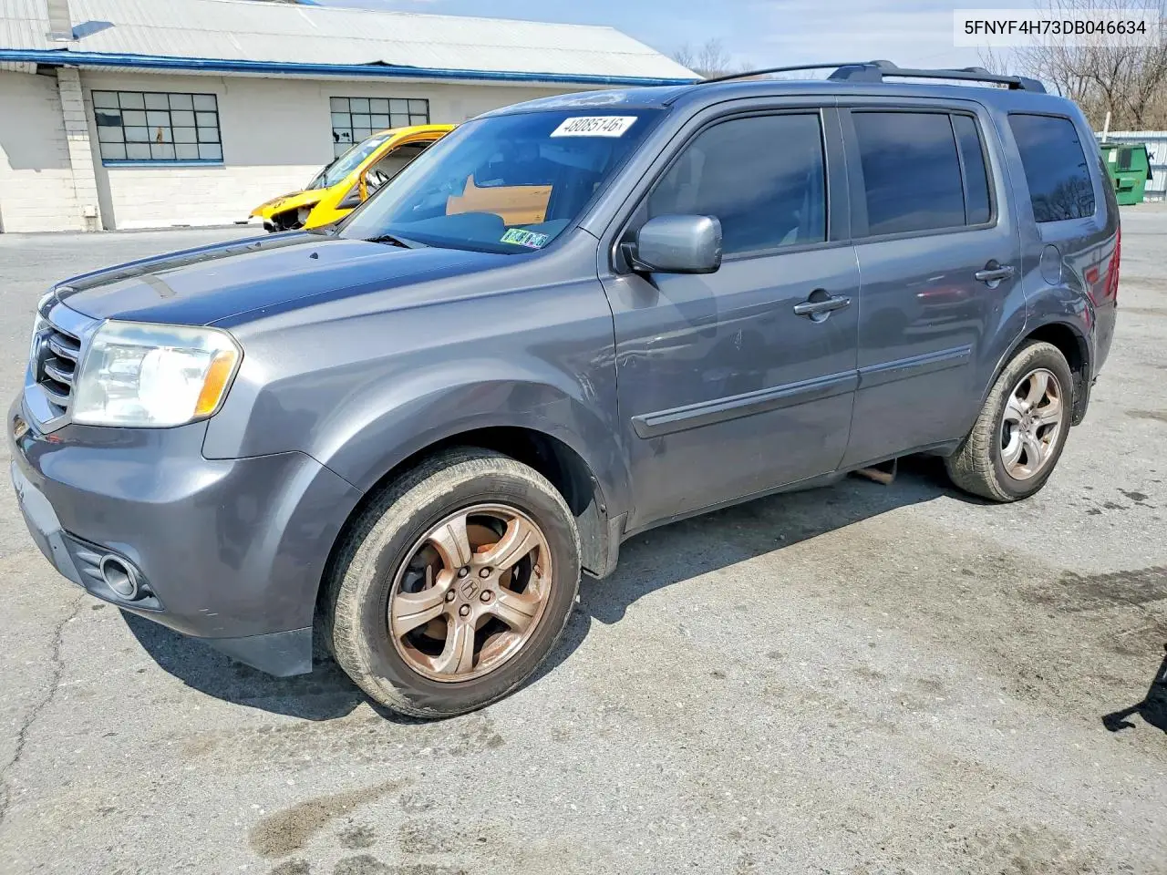 5FNYF4H73DB046634 2013 Honda Pilot Exln