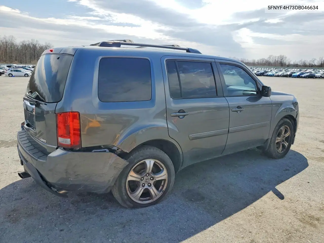 5FNYF4H73DB046634 2013 Honda Pilot Exln