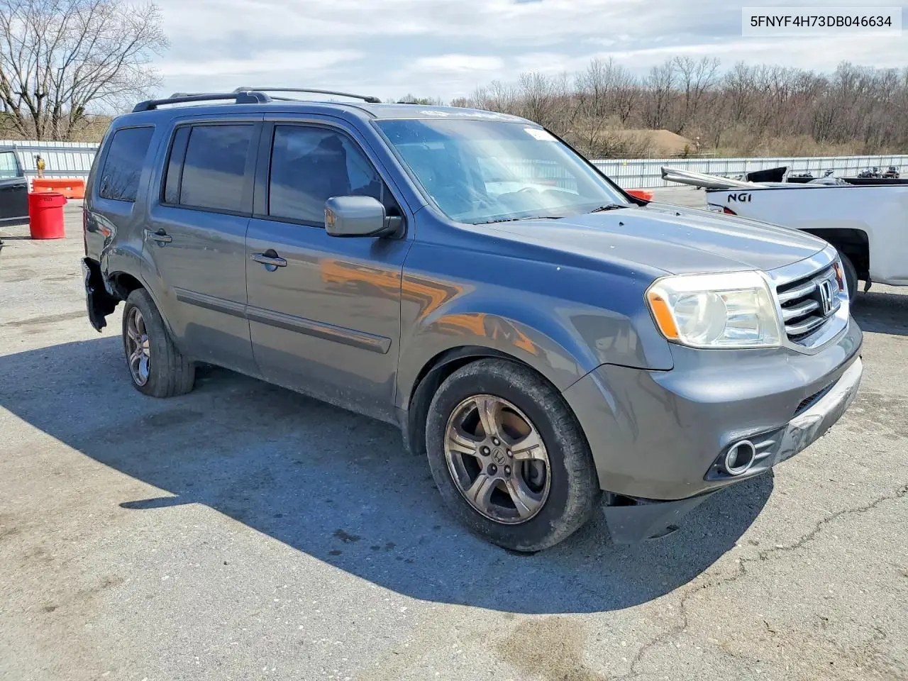 5FNYF4H73DB046634 2013 Honda Pilot Exln