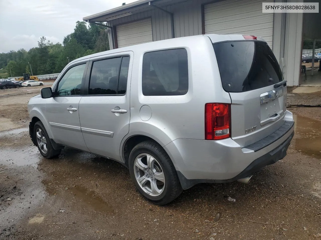 5FNYF3H58DB028638 2013 Honda Pilot Exl