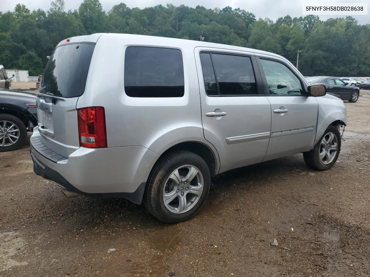 5FNYF3H58DB028638 2013 Honda Pilot Exl