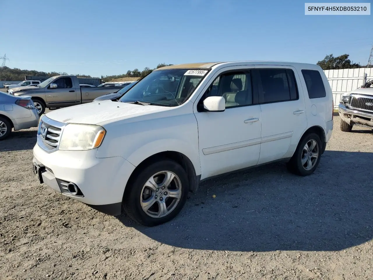 5FNYF4H5XDB053210 2013 Honda Pilot Exl