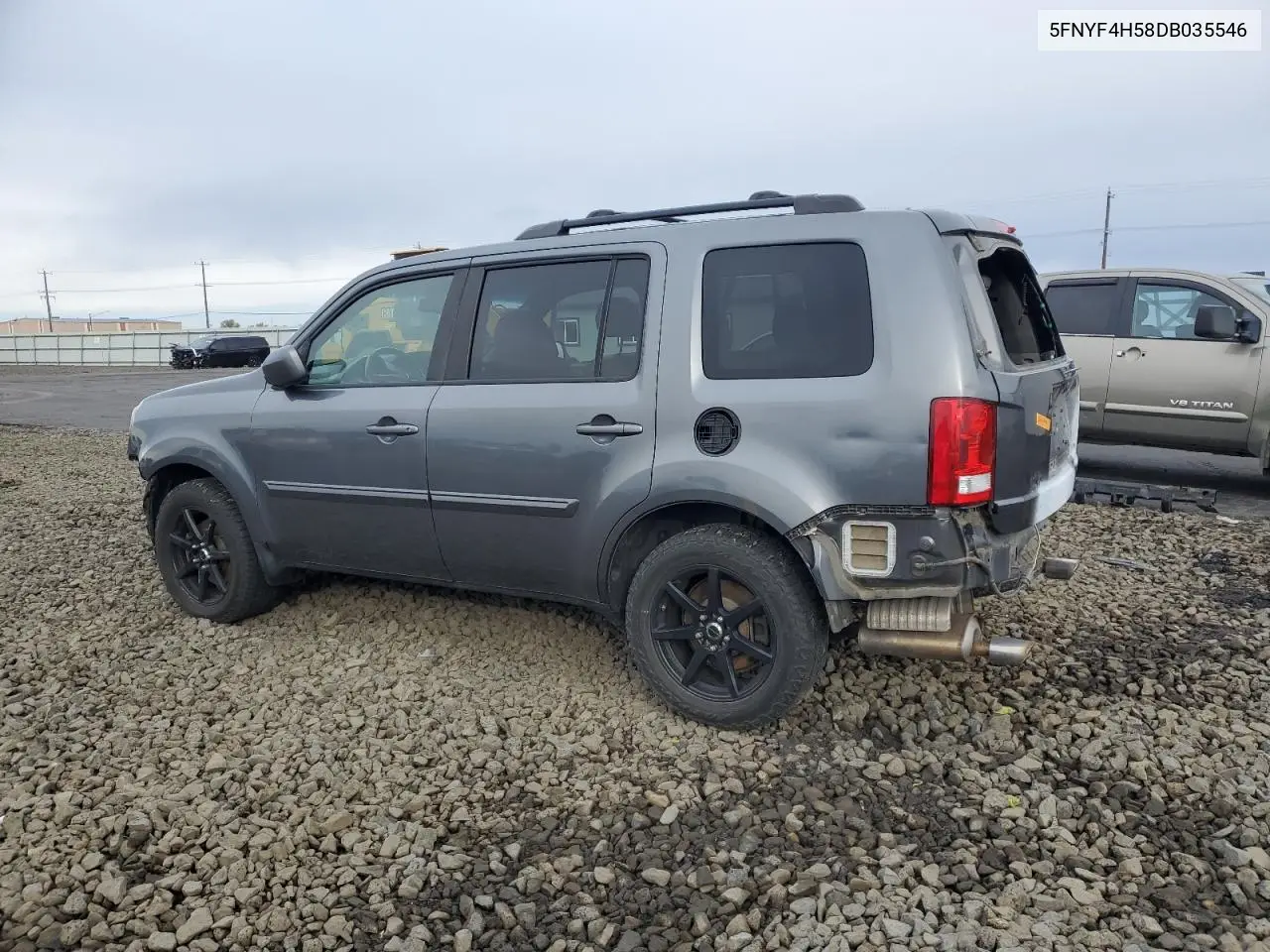 5FNYF4H58DB035546 2013 Honda Pilot Exl