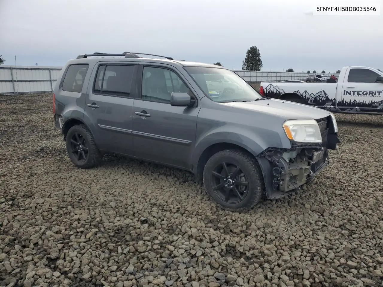 5FNYF4H58DB035546 2013 Honda Pilot Exl