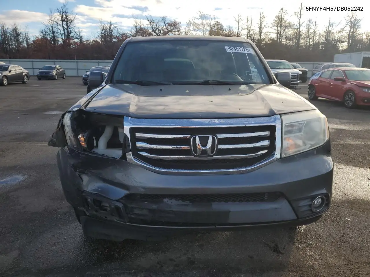 5FNYF4H57DB052242 2013 Honda Pilot Exl
