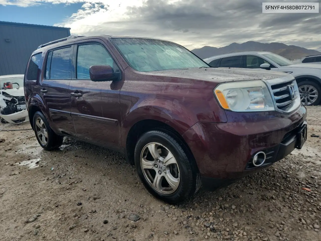 5FNYF4H58DB072791 2013 Honda Pilot Exl