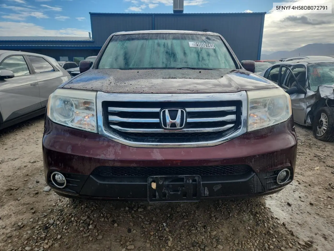 5FNYF4H58DB072791 2013 Honda Pilot Exl