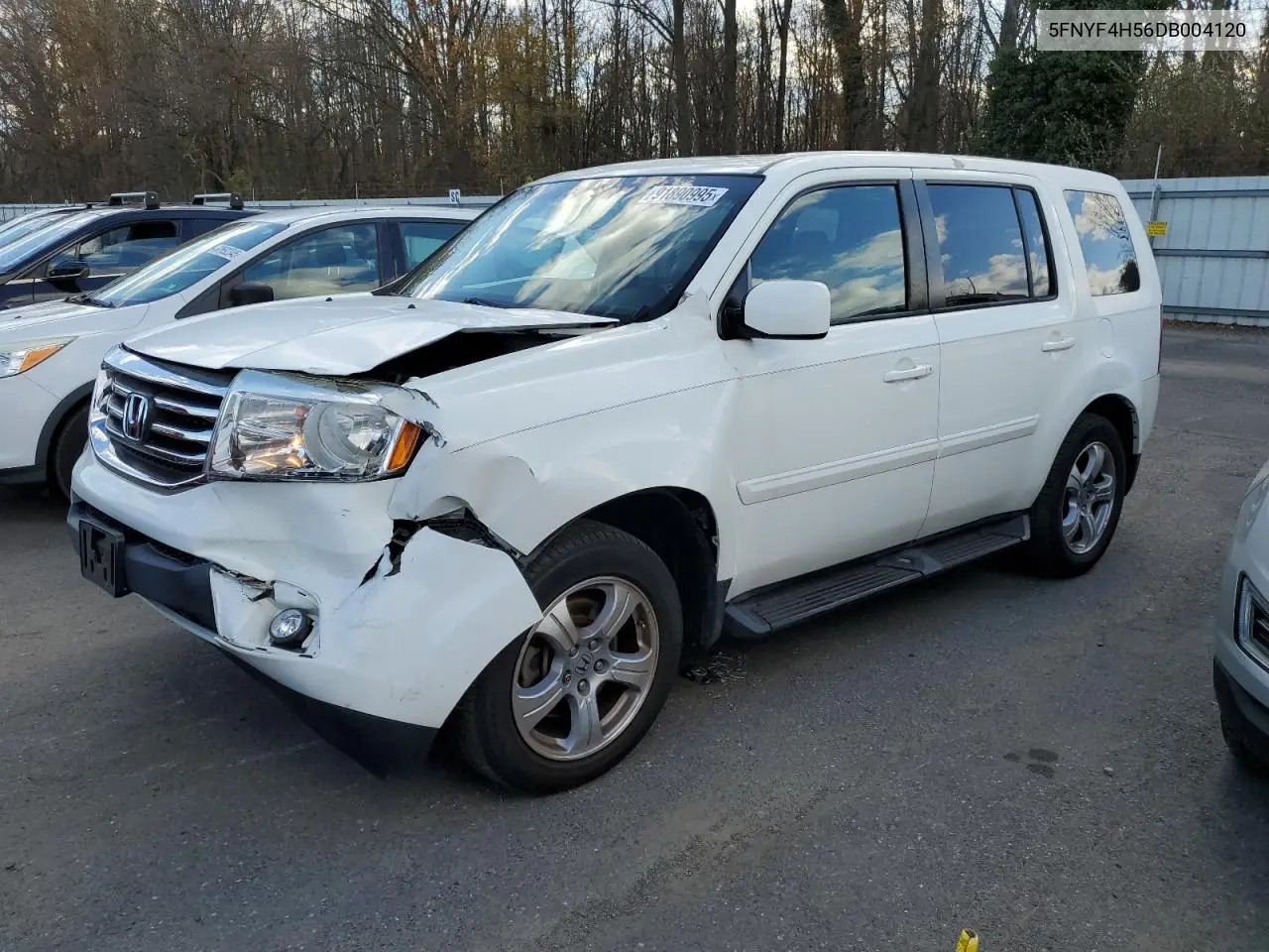 5FNYF4H56DB004120 2013 Honda Pilot Exl