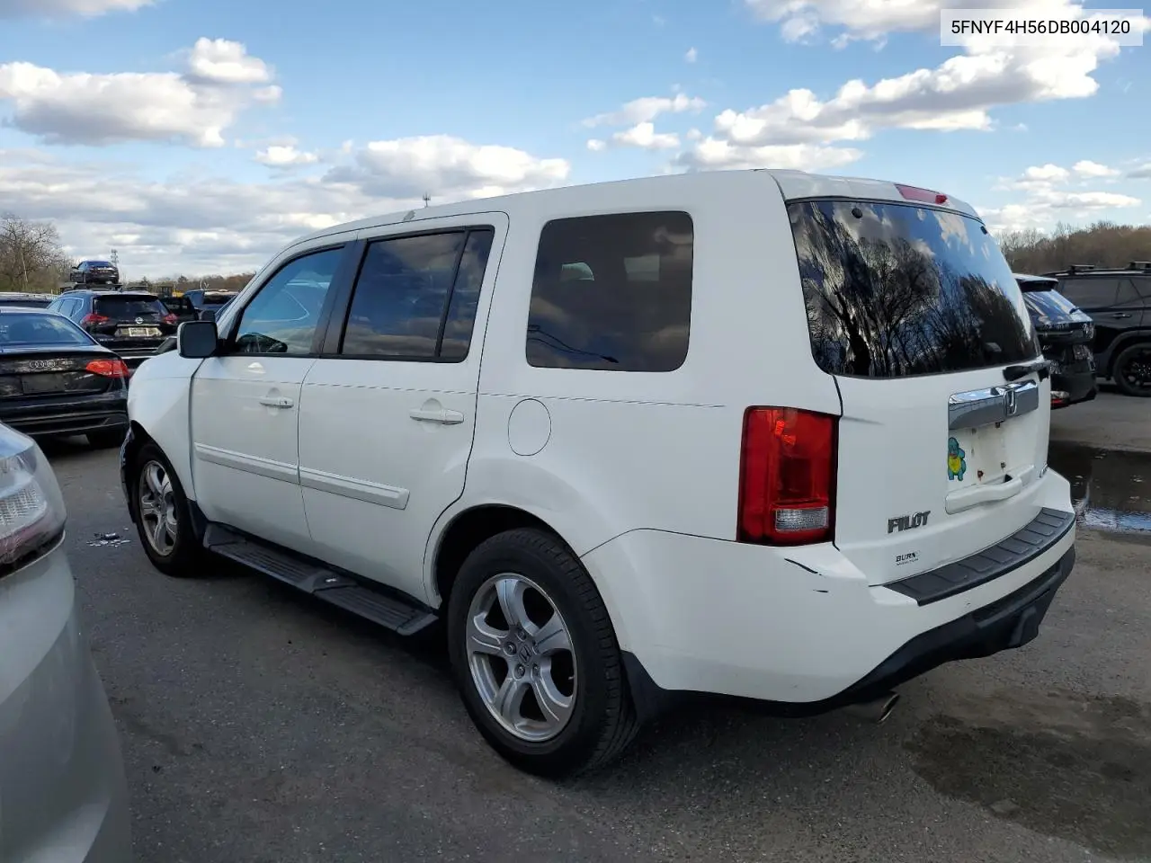 5FNYF4H56DB004120 2013 Honda Pilot Exl