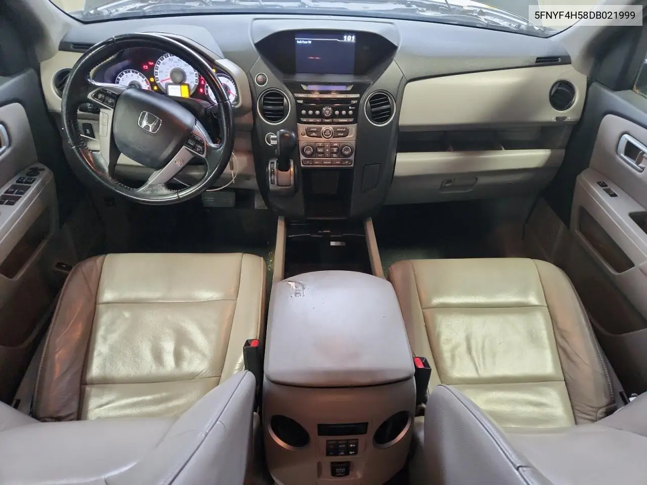 5FNYF4H58DB021999 2013 Honda Pilot Exl