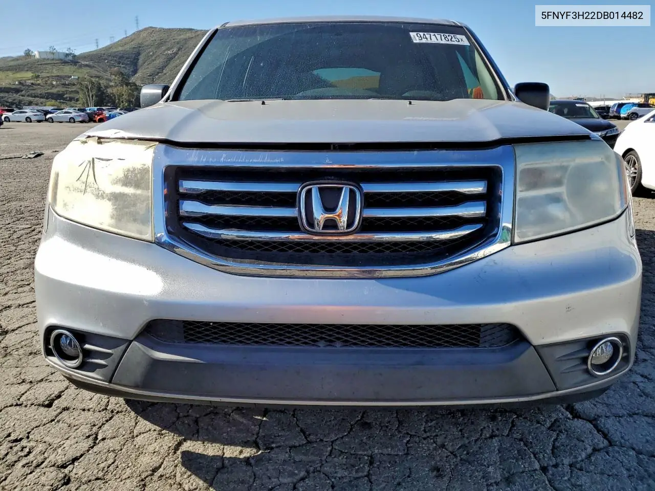 5FNYF3H22DB014482 2013 Honda Pilot Lx