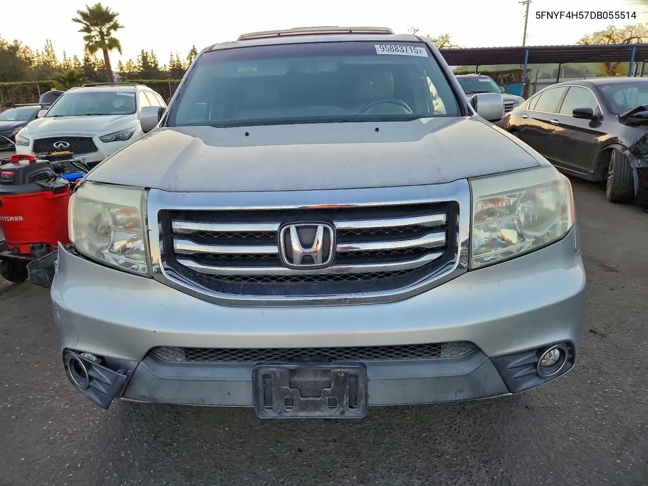 5FNYF4H57DB055514 2013 Honda Pilot Exl