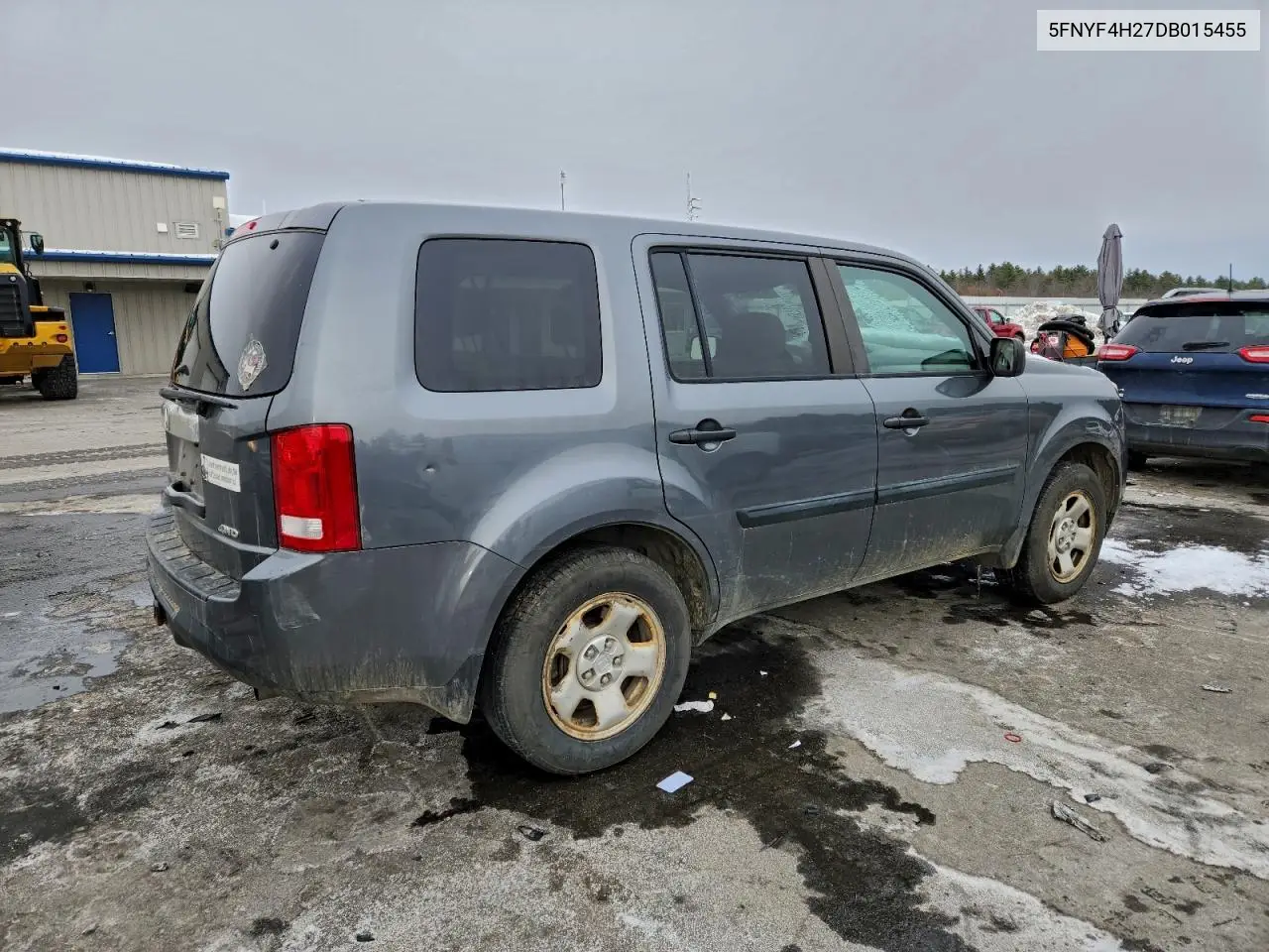 5FNYF4H27DB015455 2013 Honda Pilot Lx