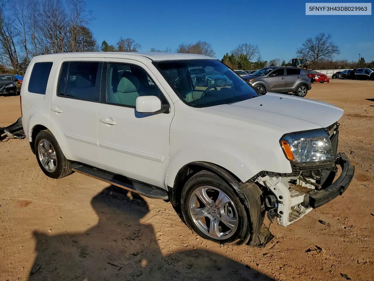 5FNYF3H43DB029963 2013 Honda Pilot Ex