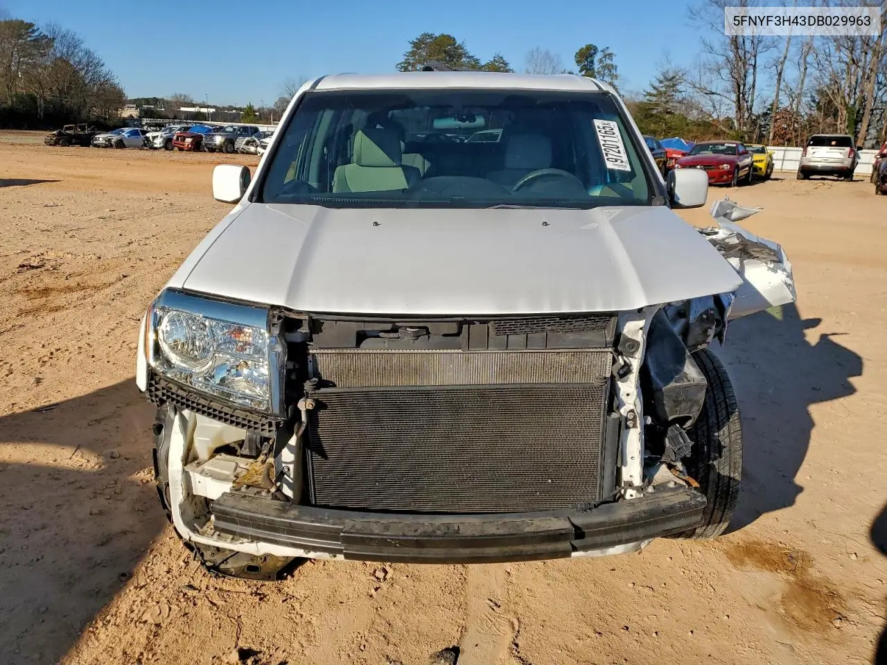 5FNYF3H43DB029963 2013 Honda Pilot Ex