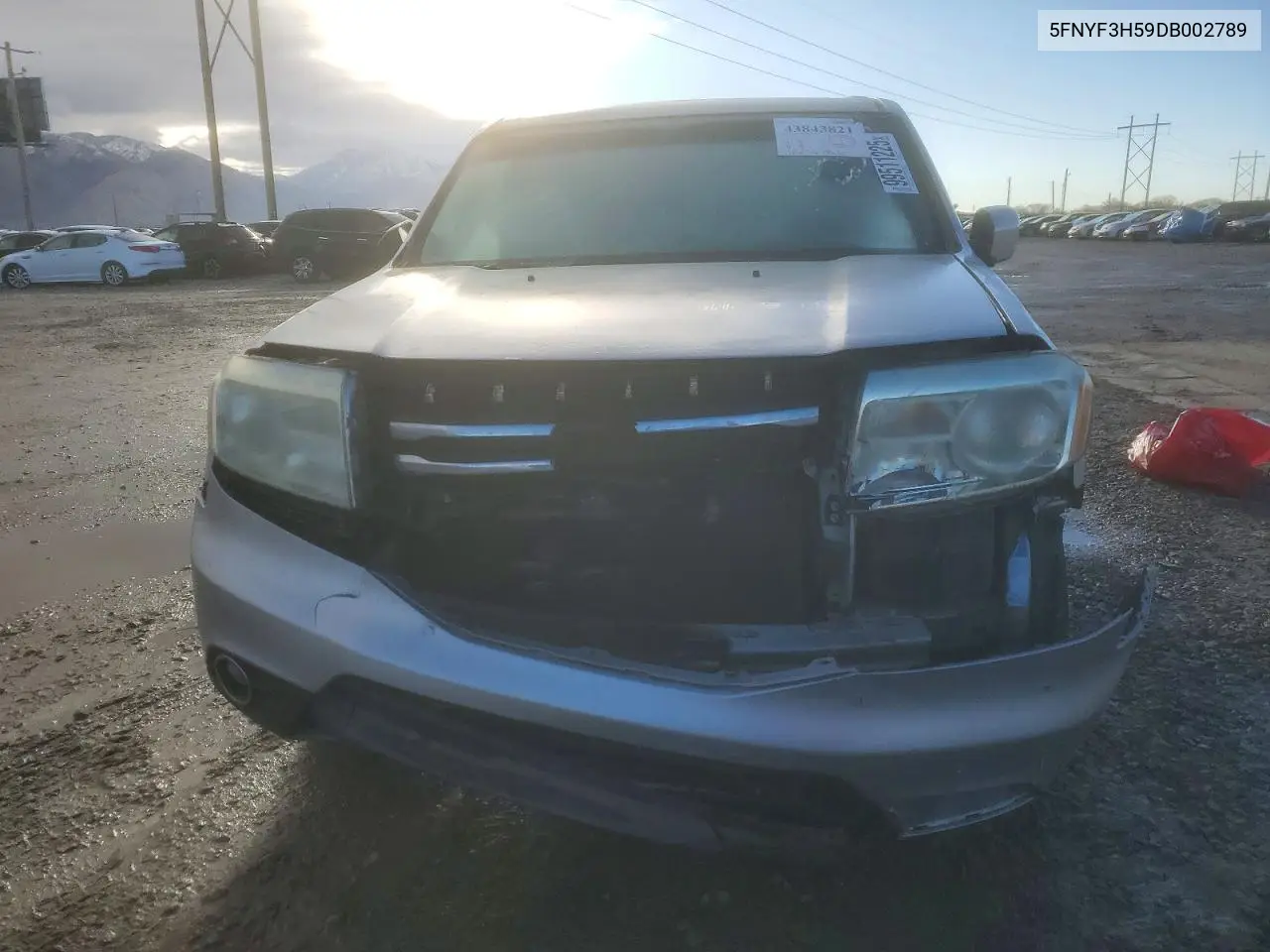 5FNYF3H59DB002789 2013 Honda Pilot Exl