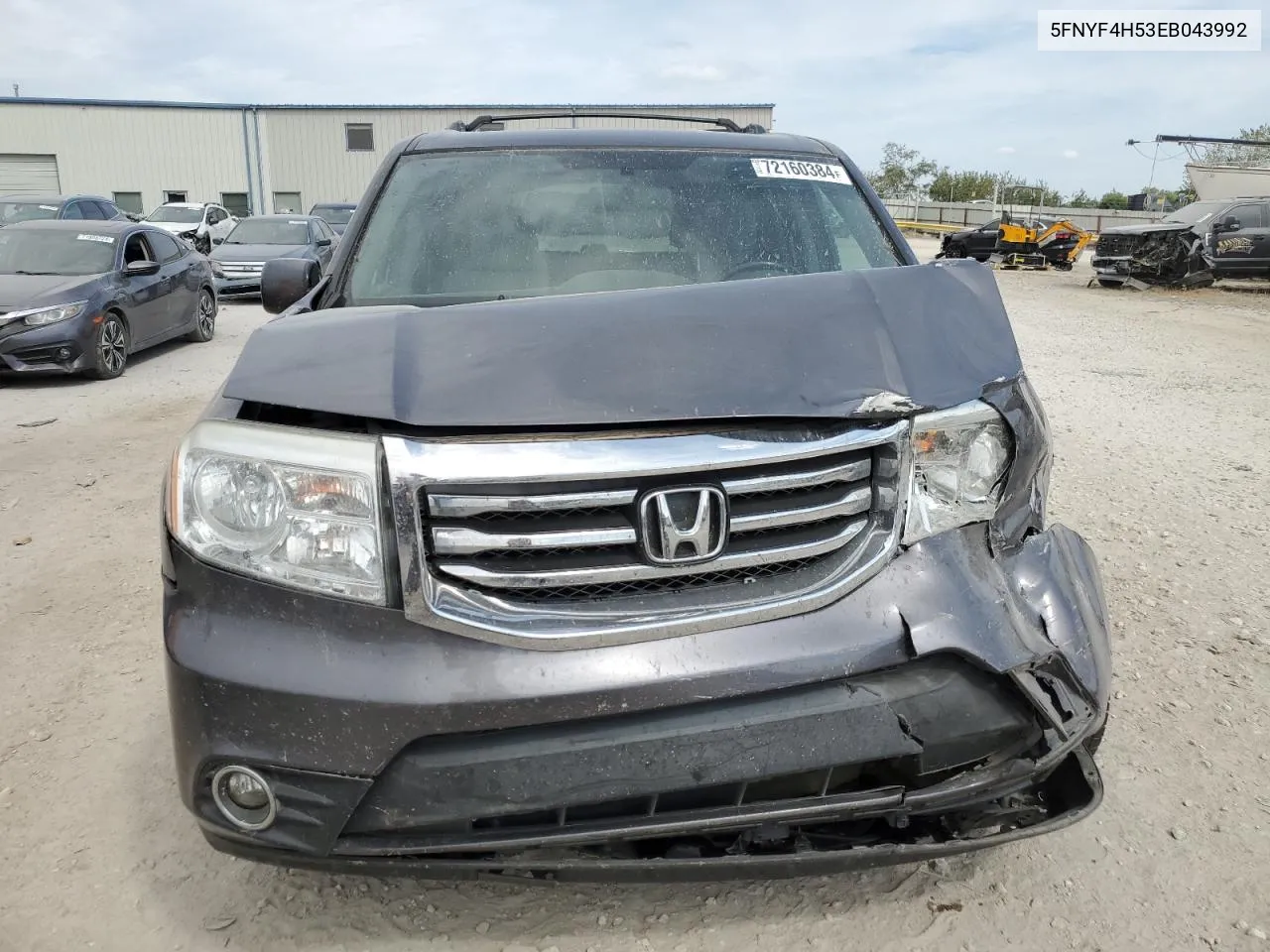 2014 Honda Pilot Exl VIN: 5FNYF4H53EB043992 Lot: 72160384