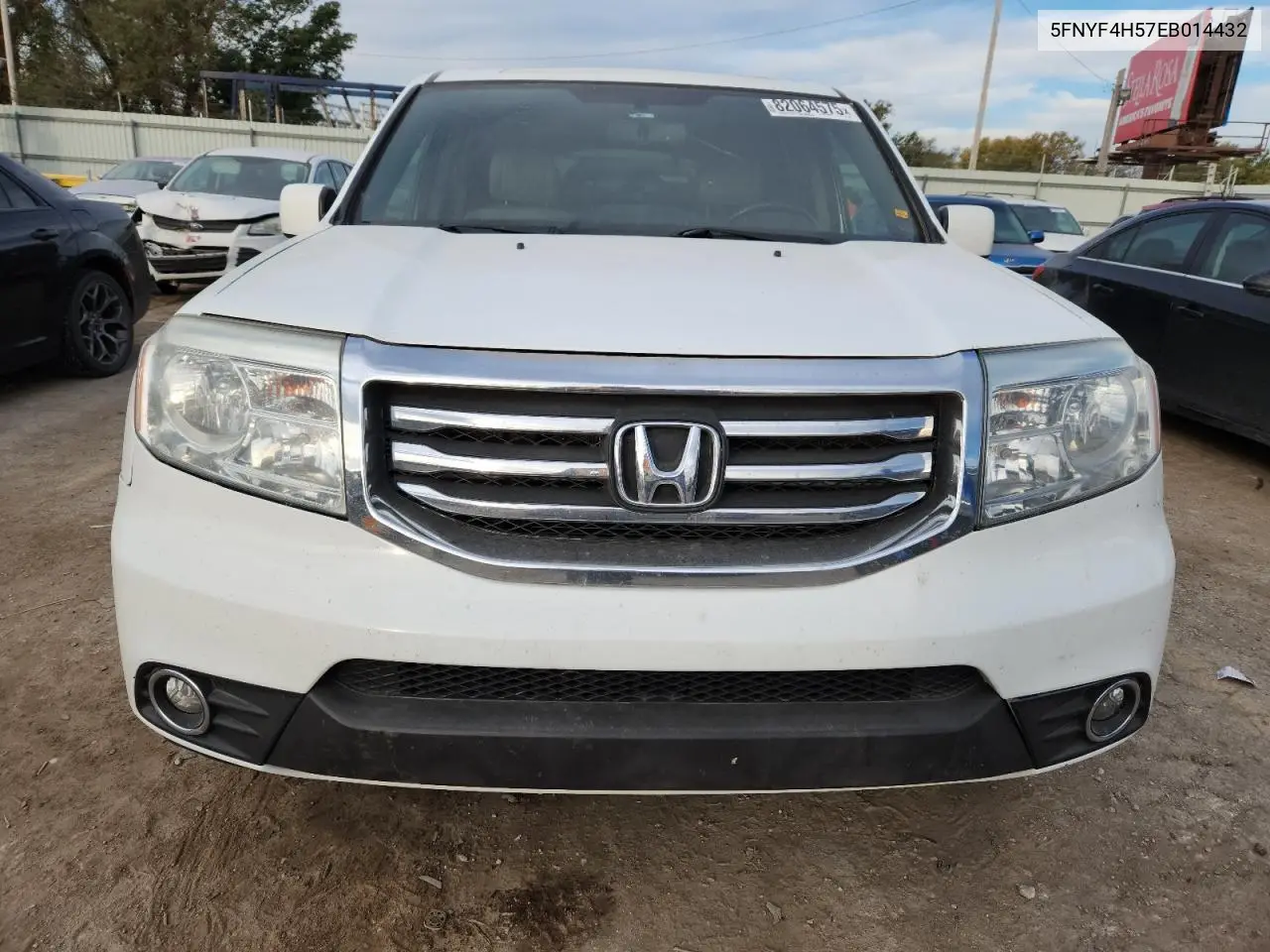 5FNYF4H57EB014432 2014 Honda Pilot Exl