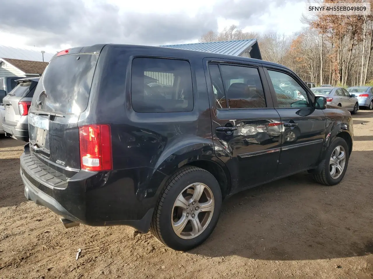 5FNYF4H55EB049809 2014 Honda Pilot Exl