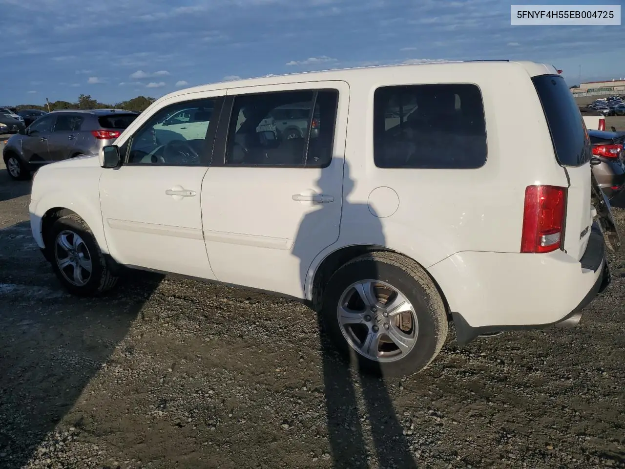 5FNYF4H55EB004725 2014 Honda Pilot Exl