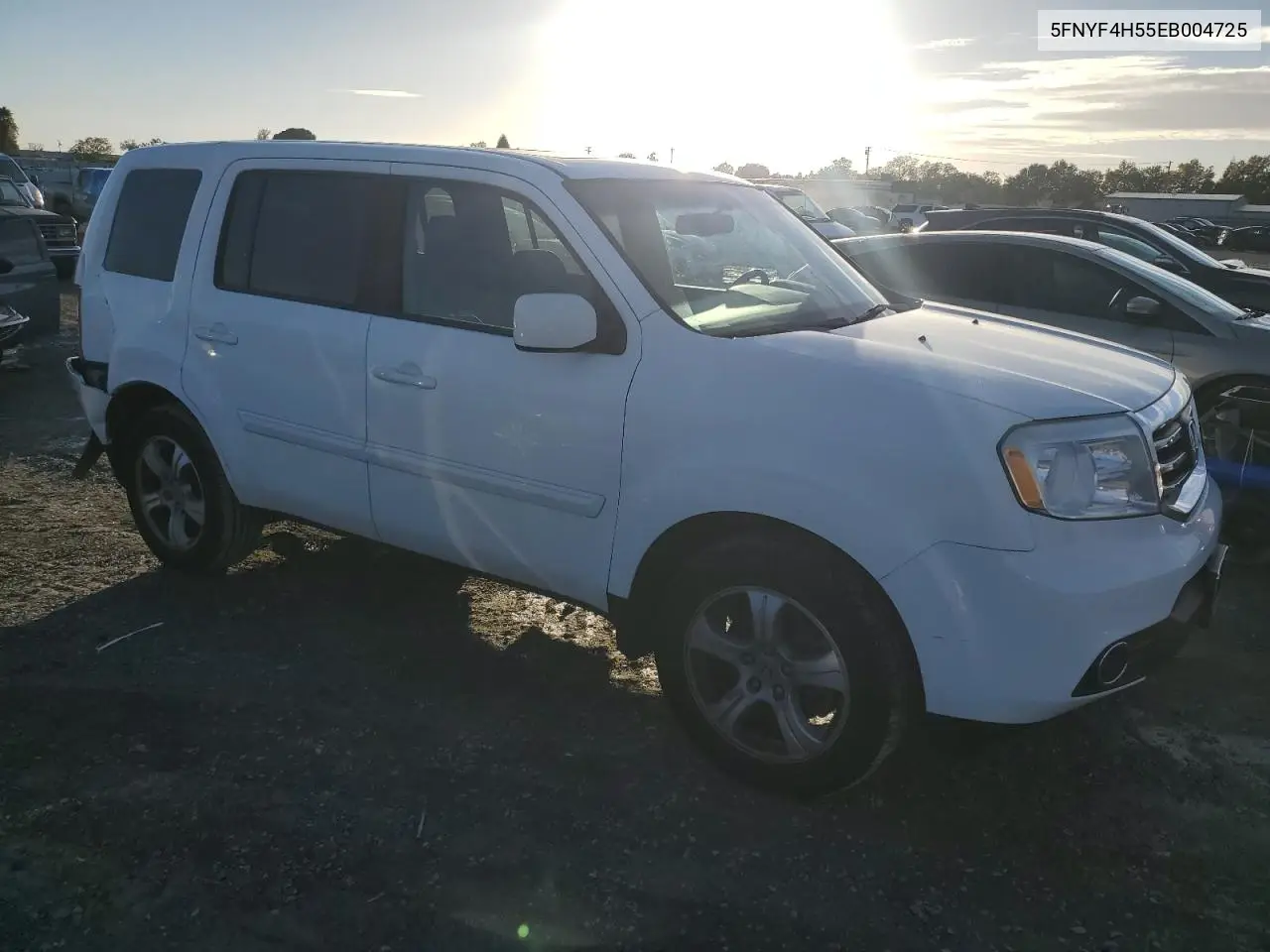 5FNYF4H55EB004725 2014 Honda Pilot Exl