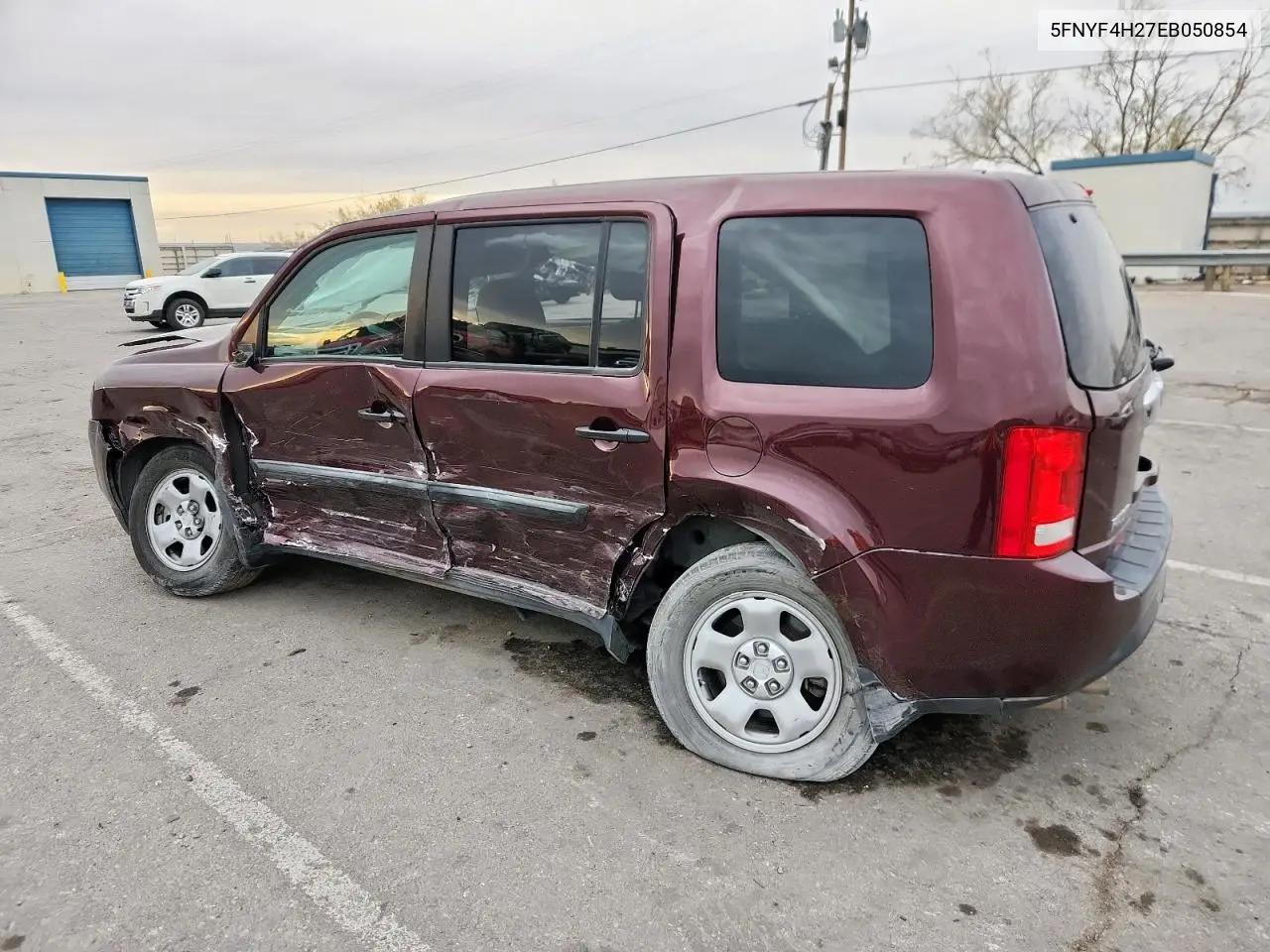 5FNYF4H27EB050854 2014 Honda Pilot Lx