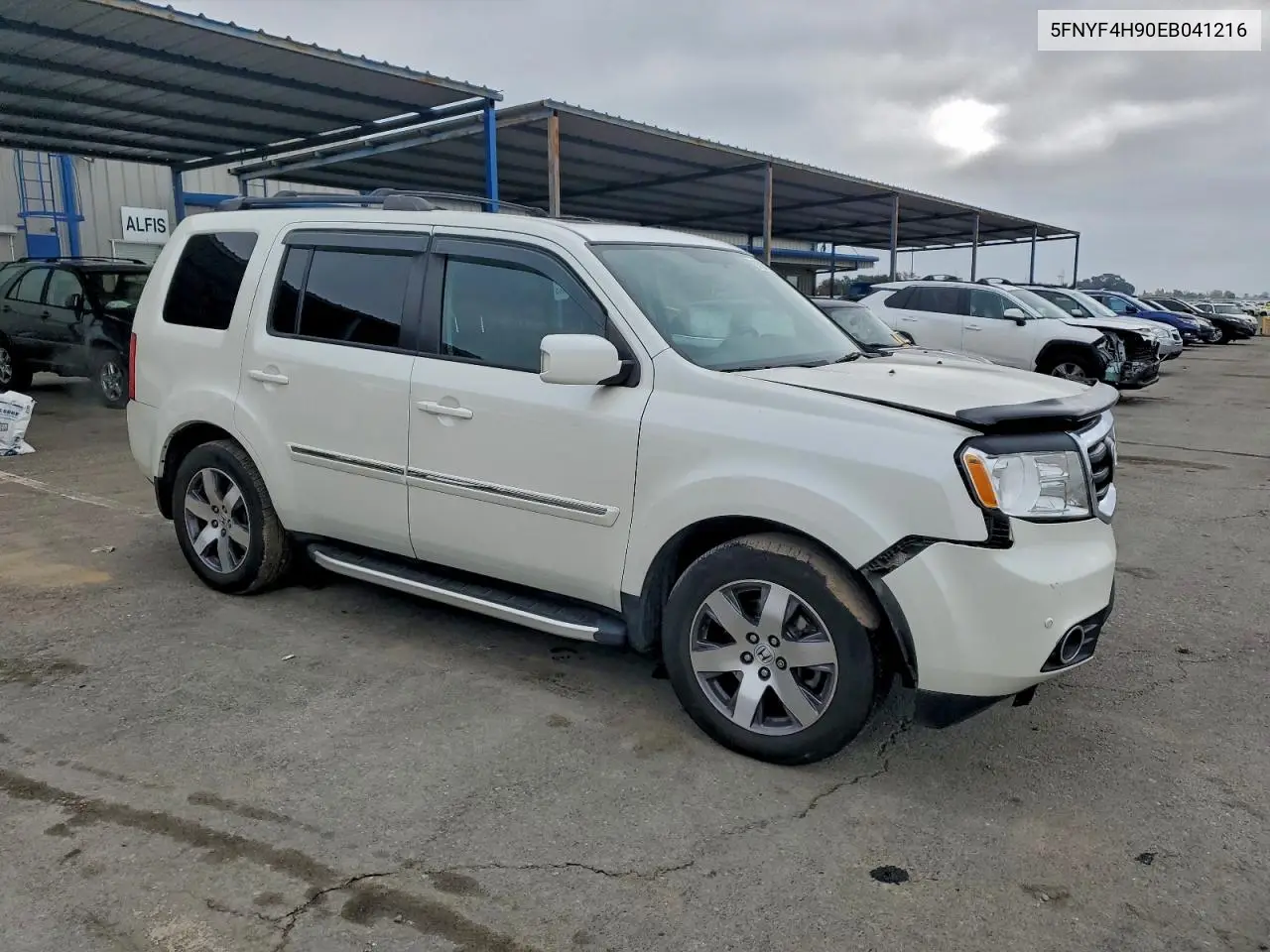 5FNYF4H90EB041216 2014 Honda Pilot Touring