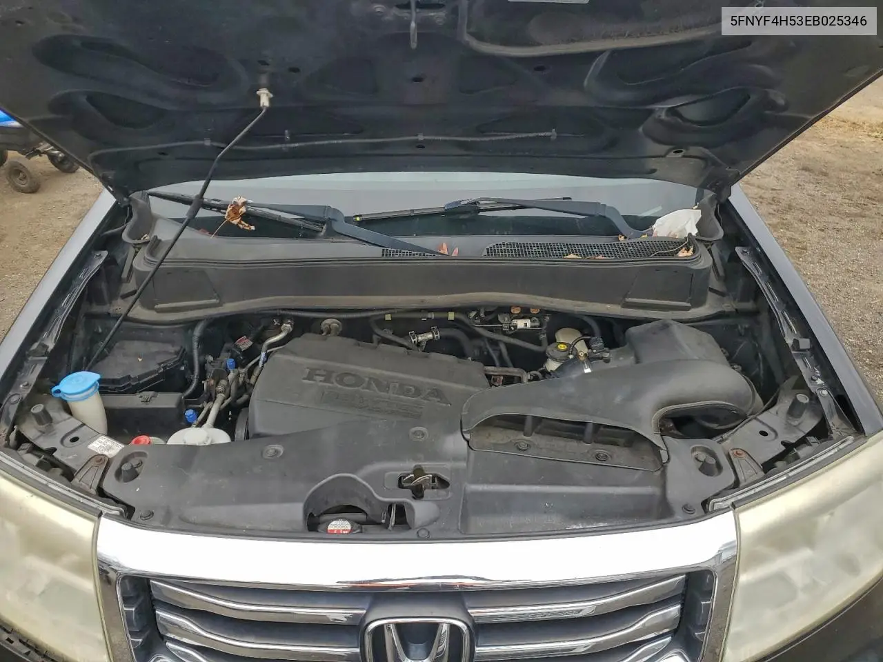 5FNYF4H53EB025346 2014 Honda Pilot Exl