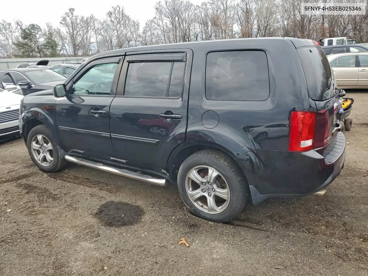 5FNYF4H53EB025346 2014 Honda Pilot Exl