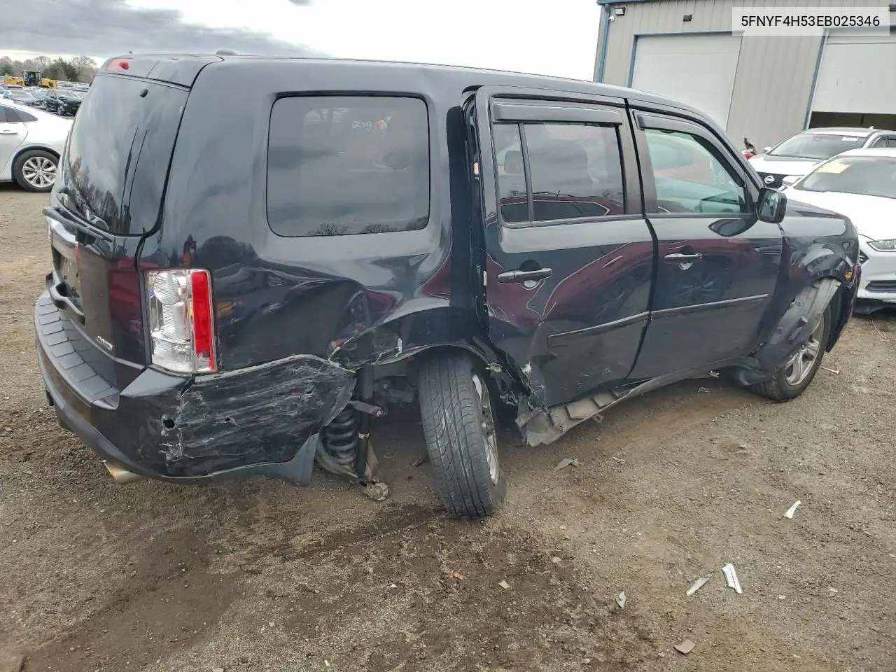 5FNYF4H53EB025346 2014 Honda Pilot Exl