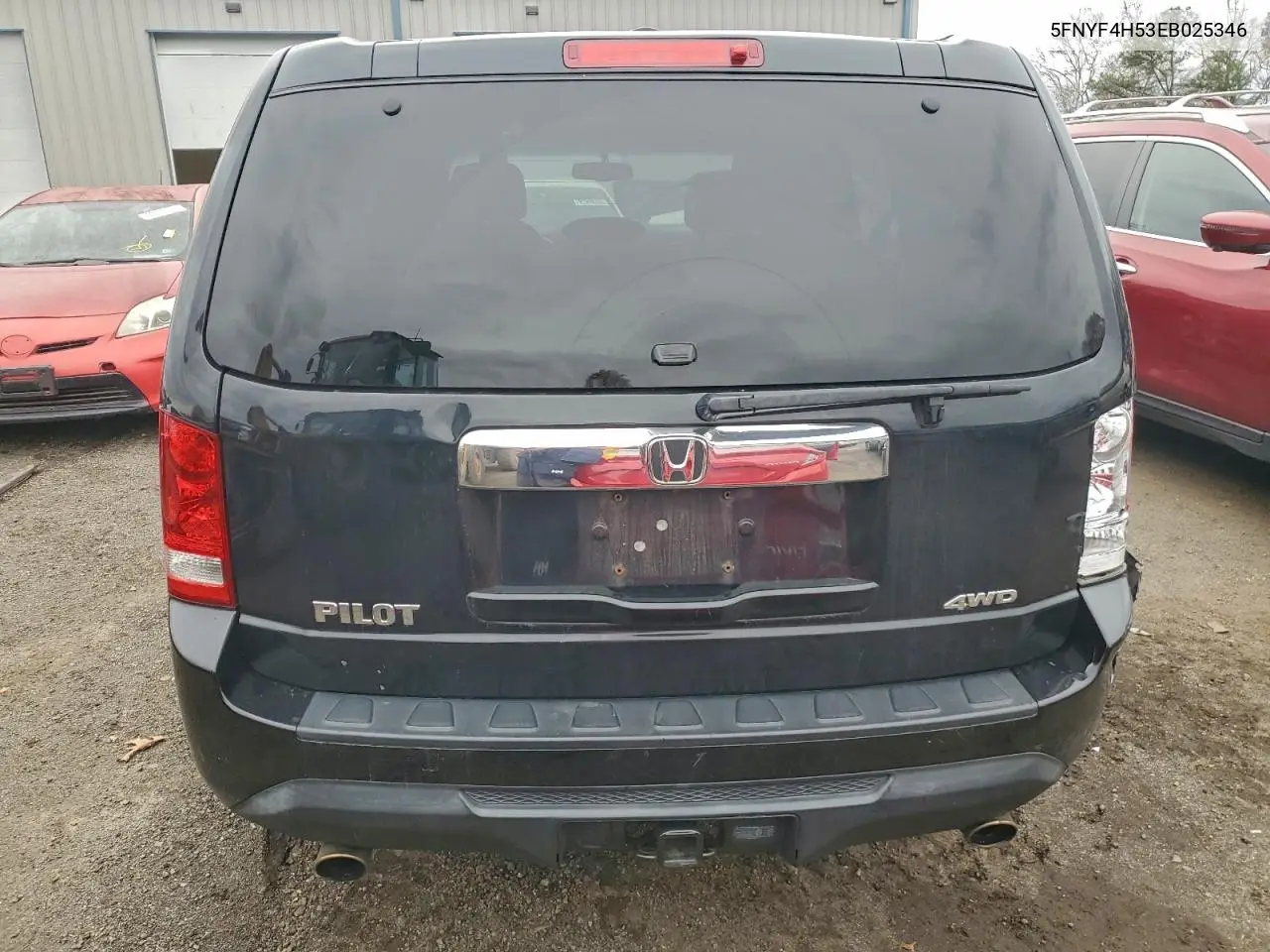 5FNYF4H53EB025346 2014 Honda Pilot Exl