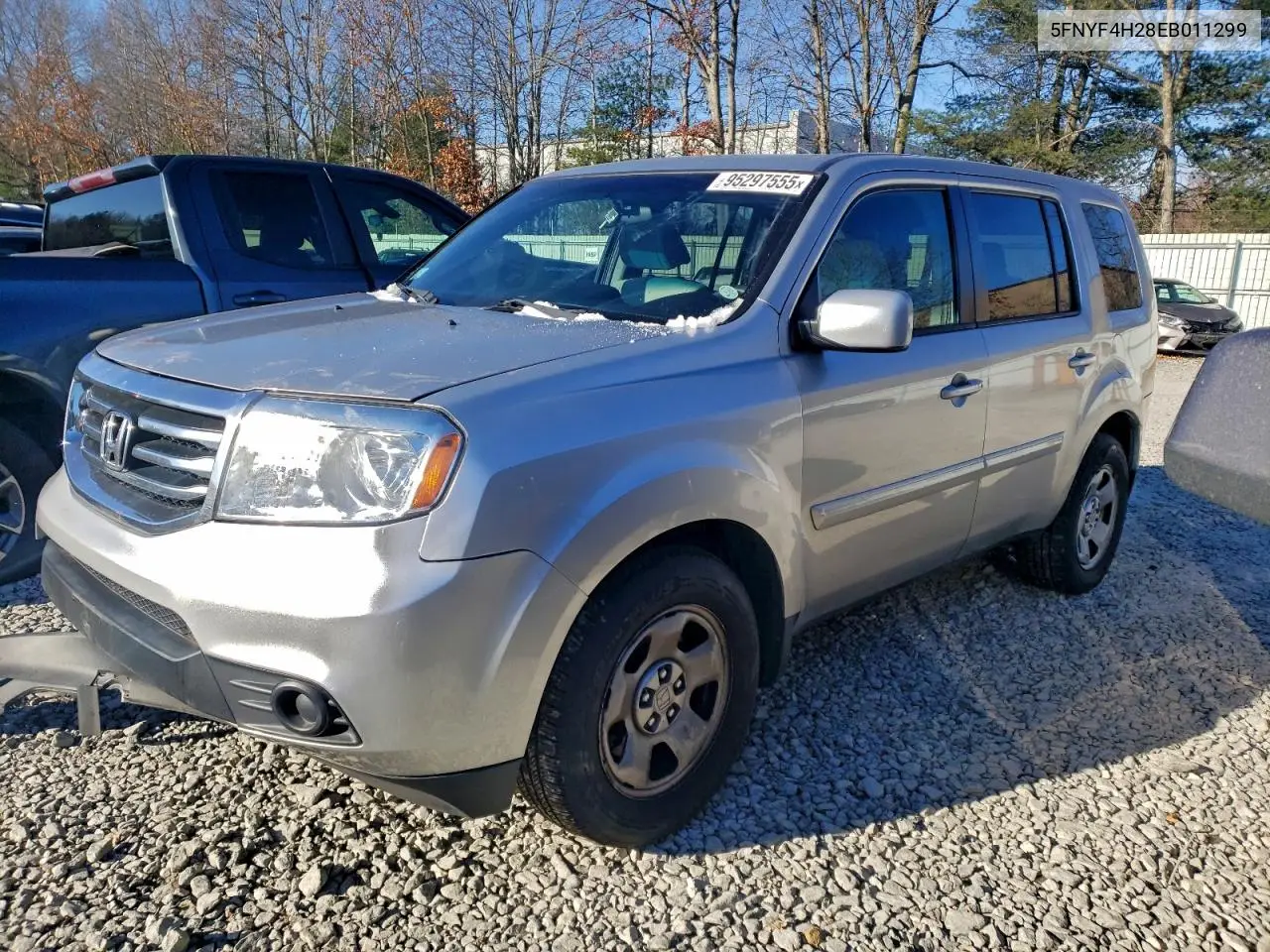 5FNYF4H28EB011299 2014 Honda Pilot Lx
