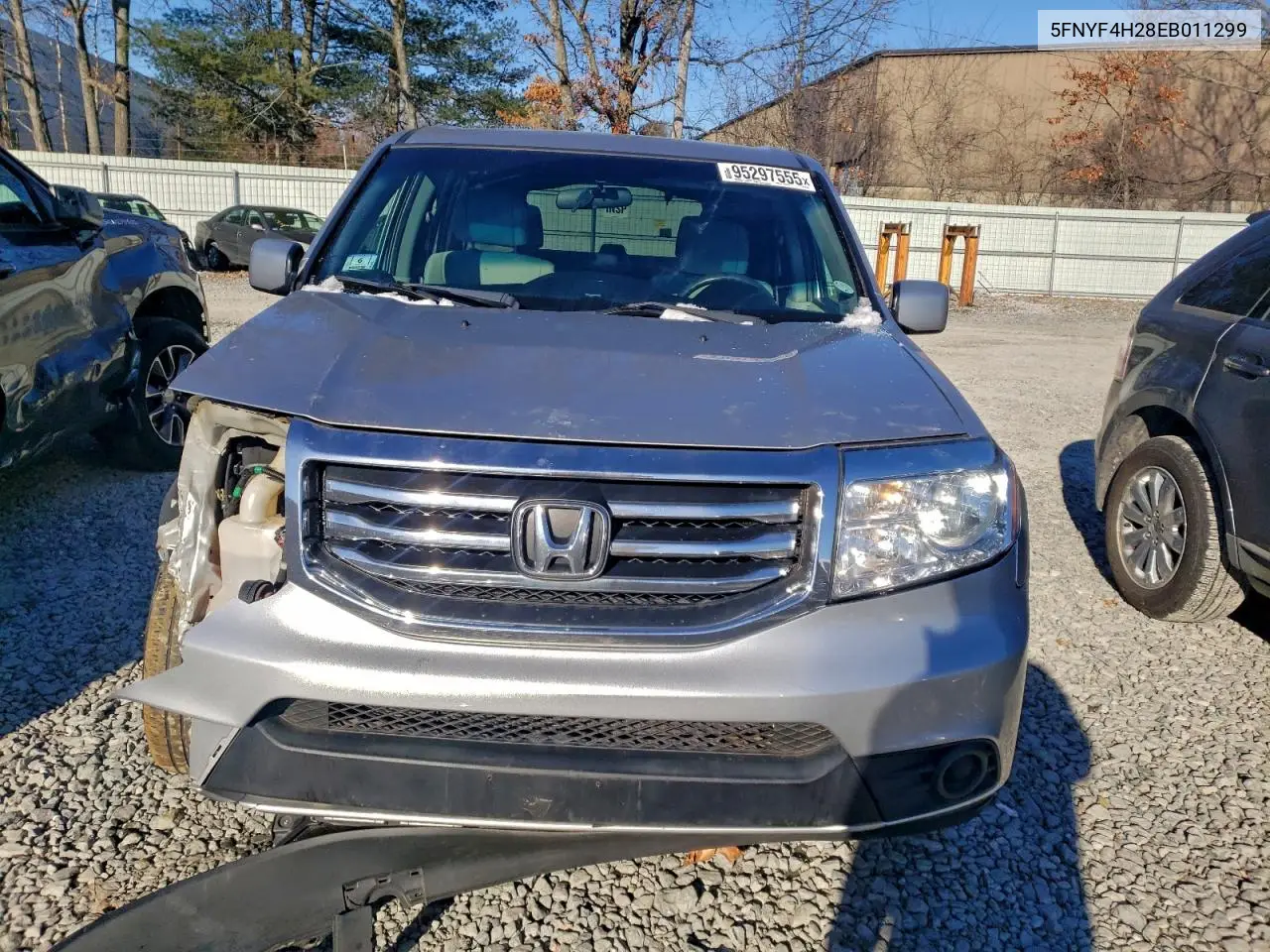 5FNYF4H28EB011299 2014 Honda Pilot Lx