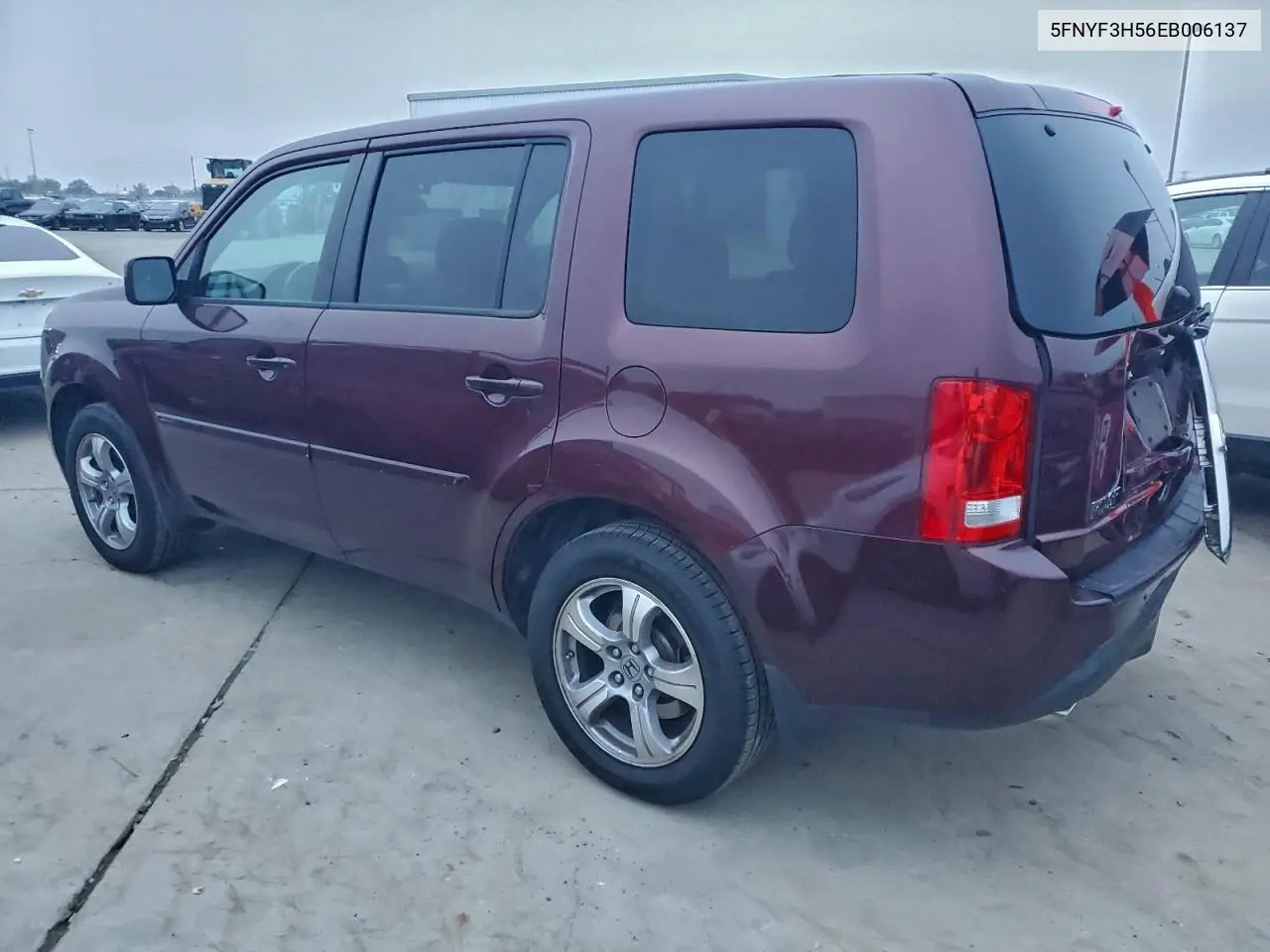 5FNYF3H56EB006137 2014 Honda Pilot Exl