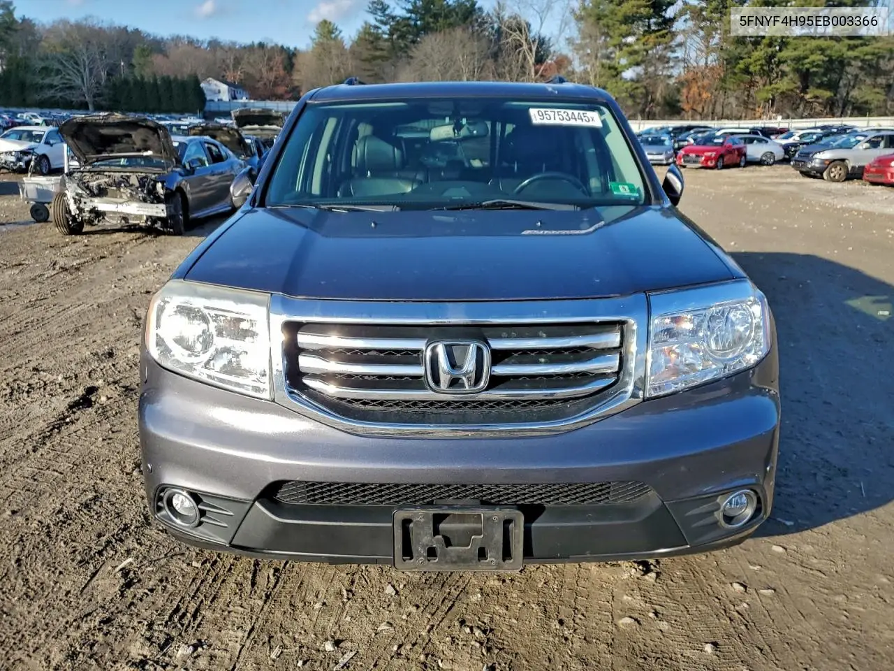 5FNYF4H95EB003366 2014 Honda Pilot Touring