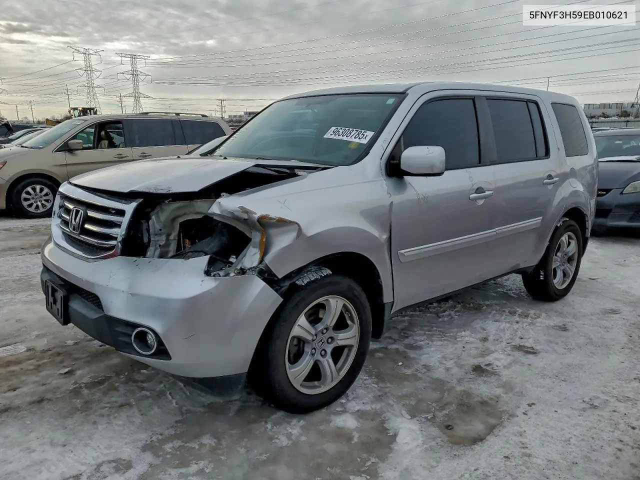 5FNYF3H59EB010621 2014 Honda Pilot Exl