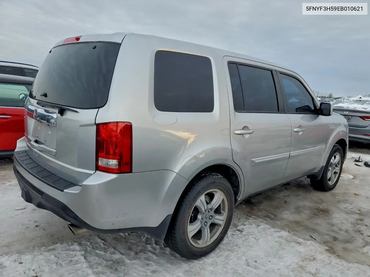 5FNYF3H59EB010621 2014 Honda Pilot Exl