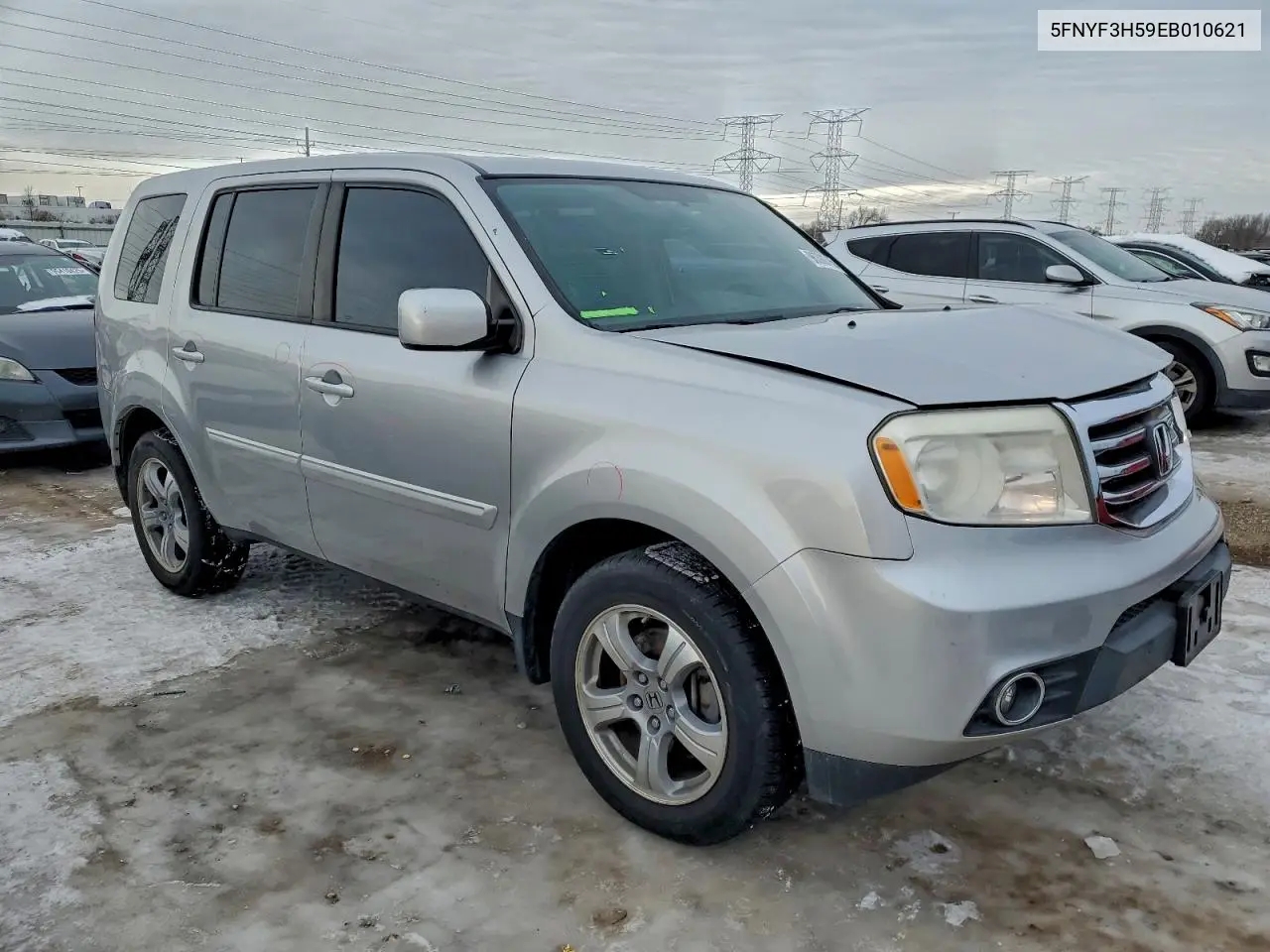 5FNYF3H59EB010621 2014 Honda Pilot Exl