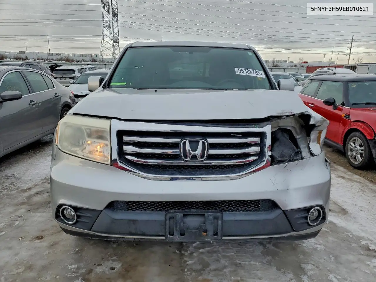 5FNYF3H59EB010621 2014 Honda Pilot Exl