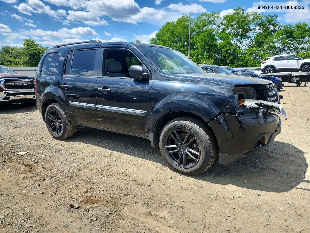 5FNYF4H24FB008336 2015 Honda Pilot