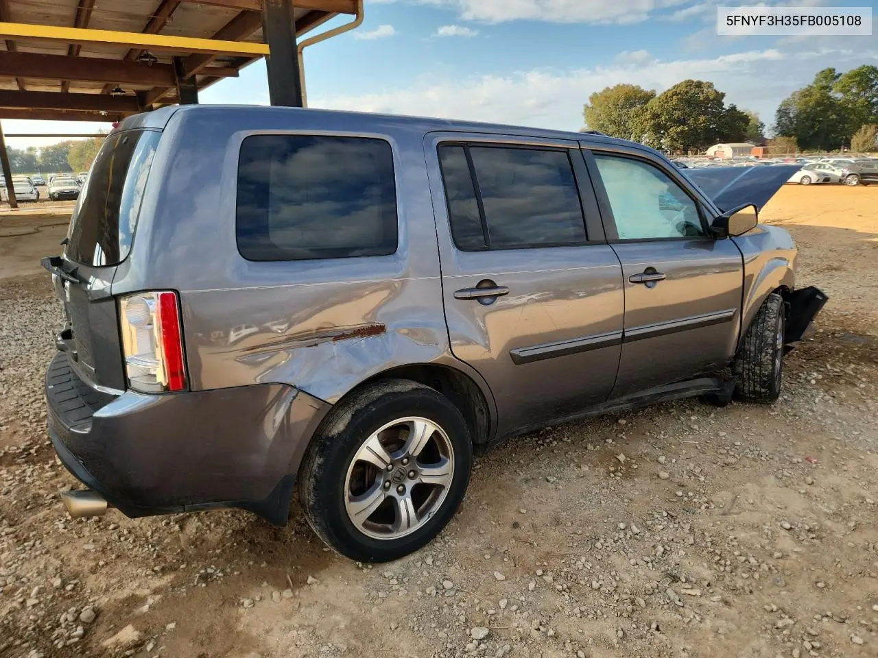 5FNYF3H35FB005108 2015 Honda Pilot Se