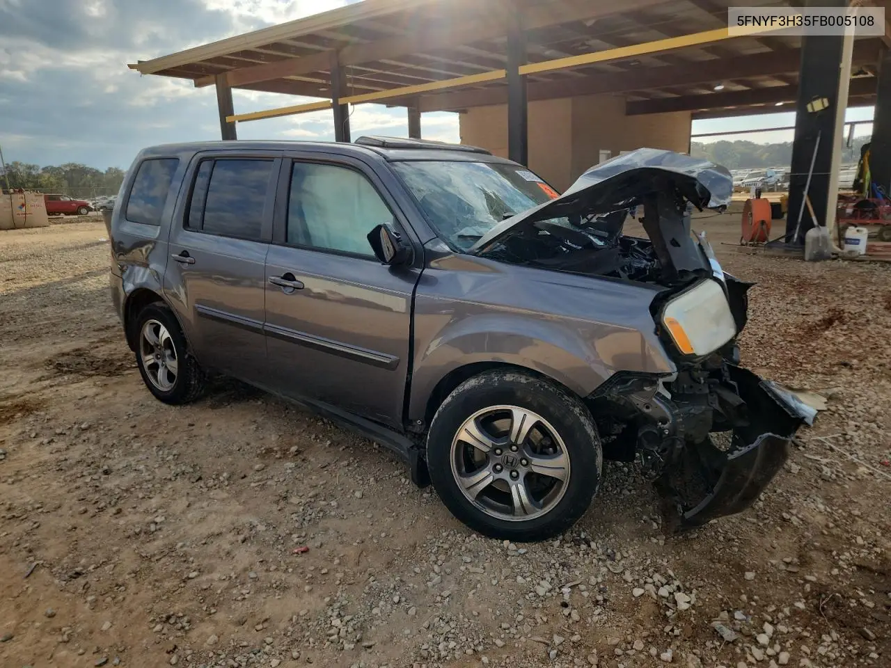 5FNYF3H35FB005108 2015 Honda Pilot Se