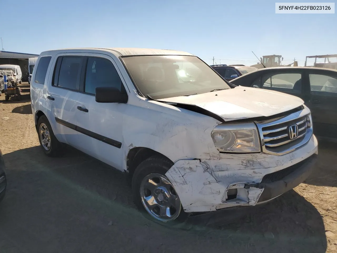 5FNYF4H22FB023126 2015 Honda Pilot Lx