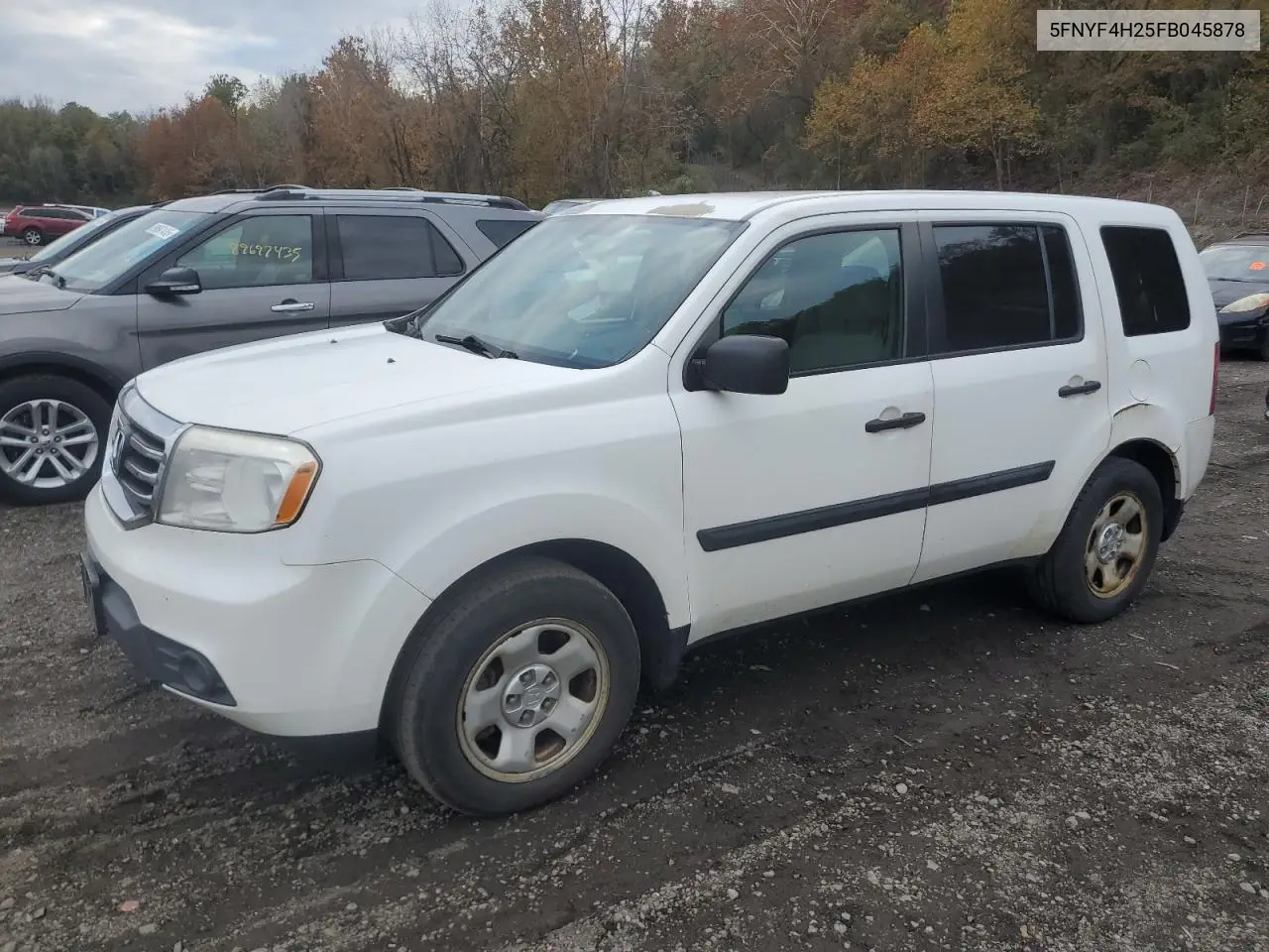 5FNYF4H25FB045878 2015 Honda Pilot Lx