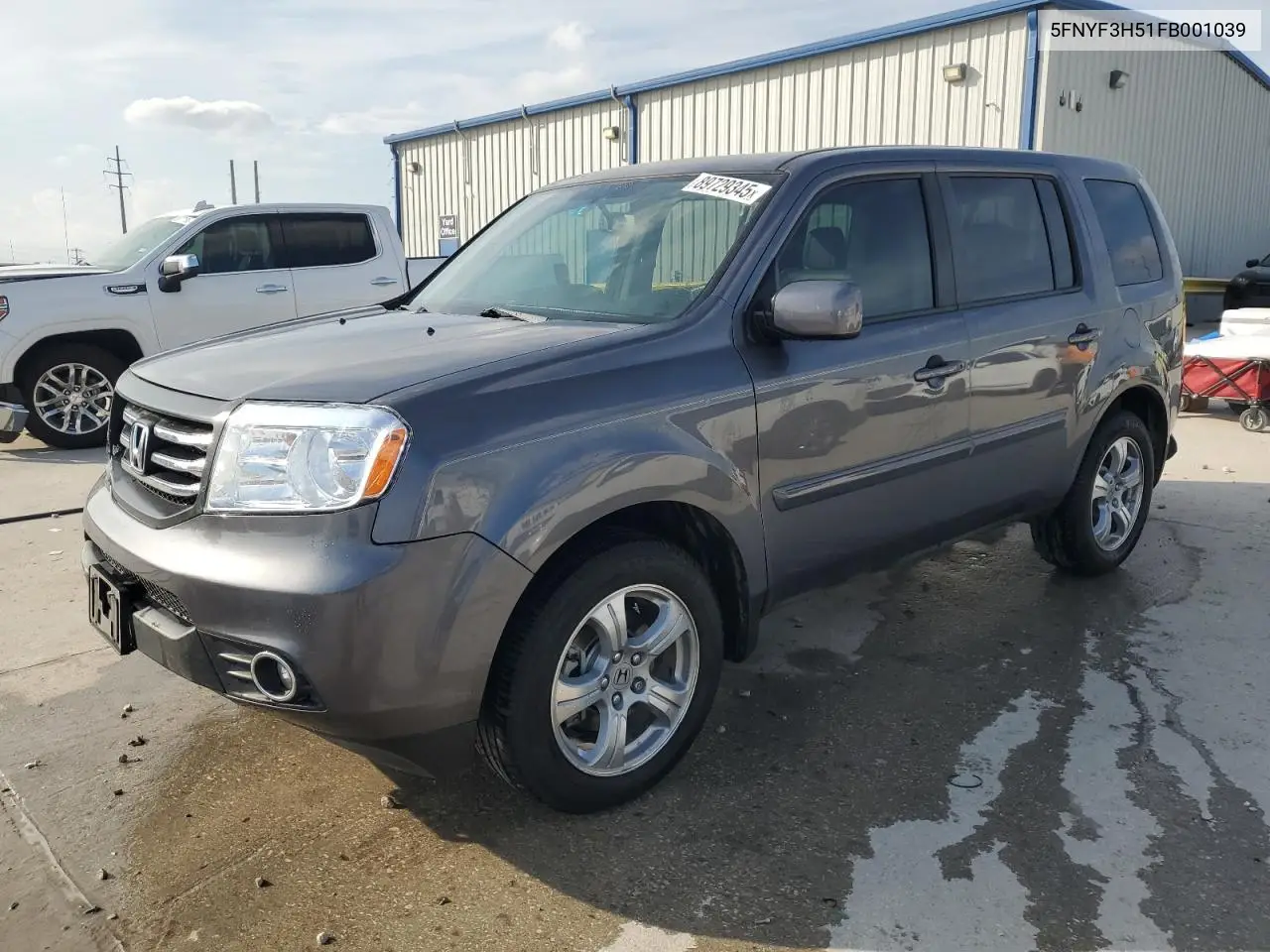 5FNYF3H51FB001039 2015 Honda Pilot Exl