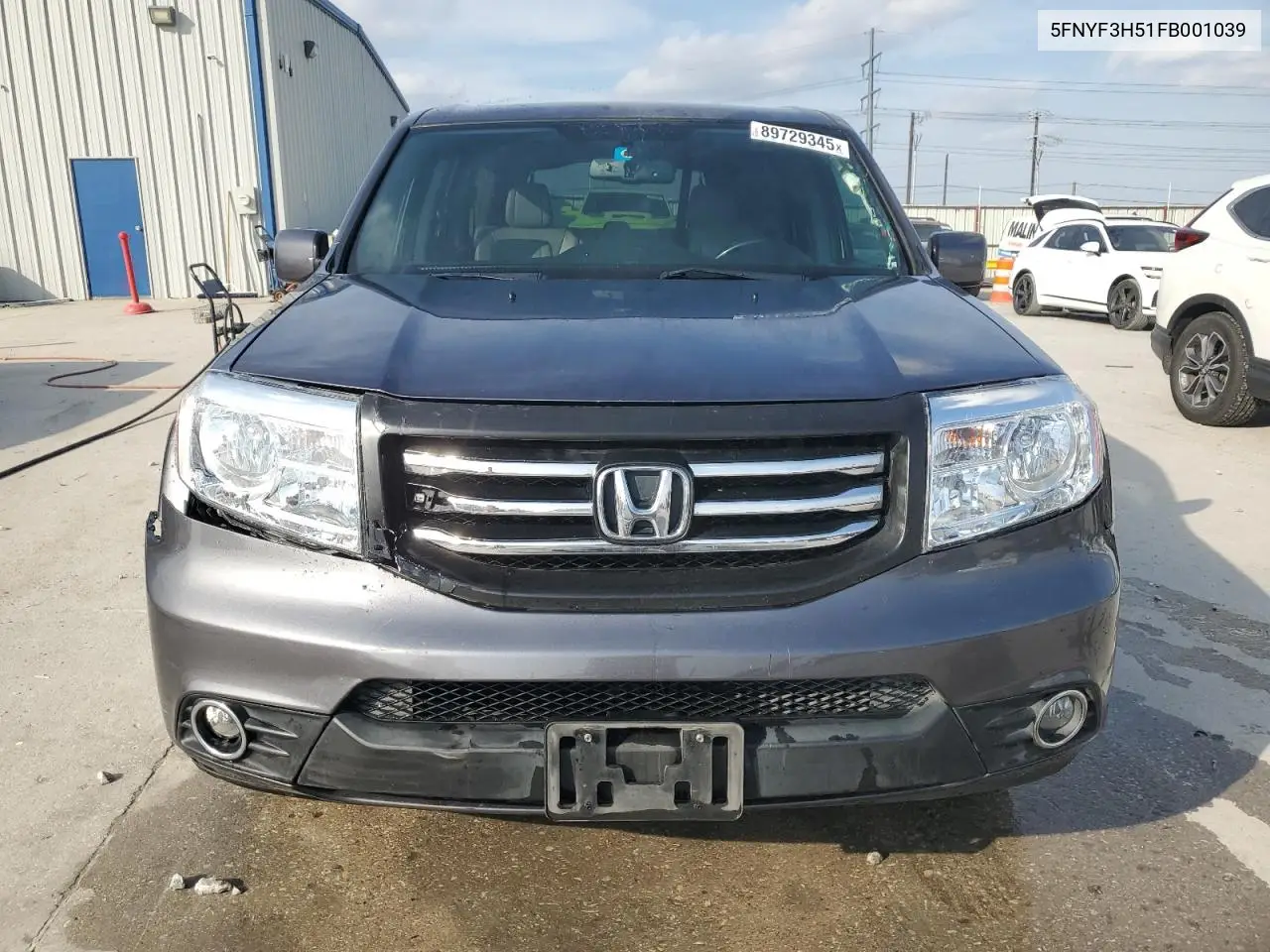 5FNYF3H51FB001039 2015 Honda Pilot Exl